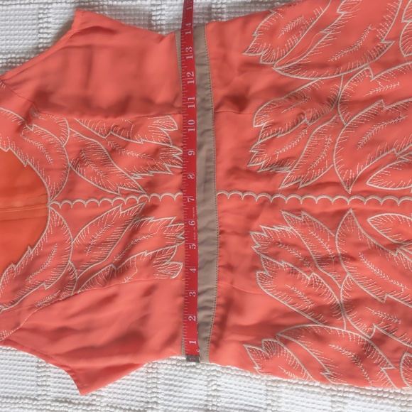 Ryu Coral lined sleeveless dress with mesh panels - Picture 8 of 16